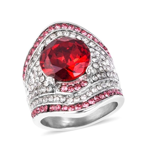 Retro Cocktail Ring (Size7.75) - Picture 1 of 4